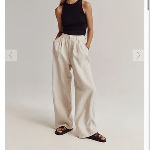 dissh norah natural linen pant
